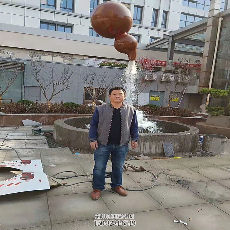 喷泉悬空葫芦雕塑工厂