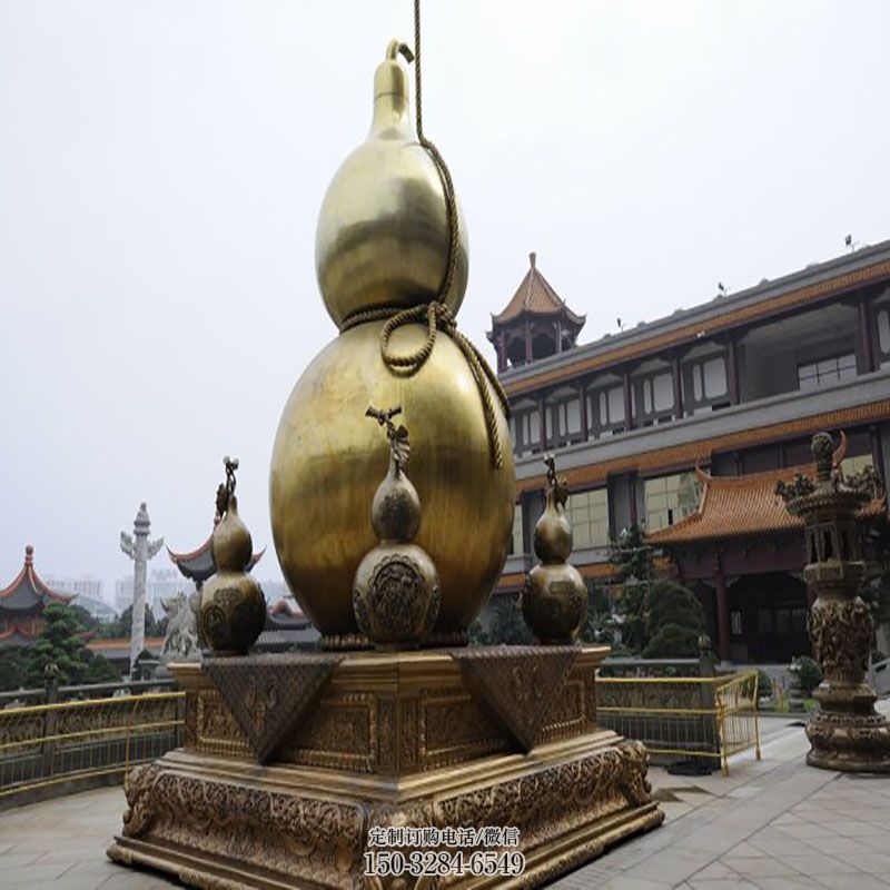 企业标志不锈钢葫芦雕塑工厂