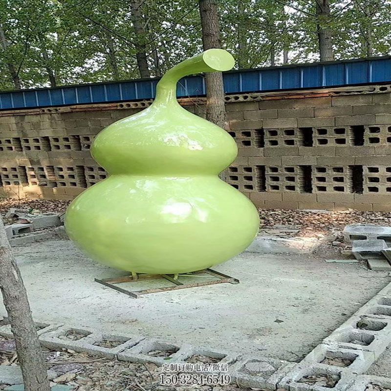 玻璃钢葫芦雕塑装饰厂家