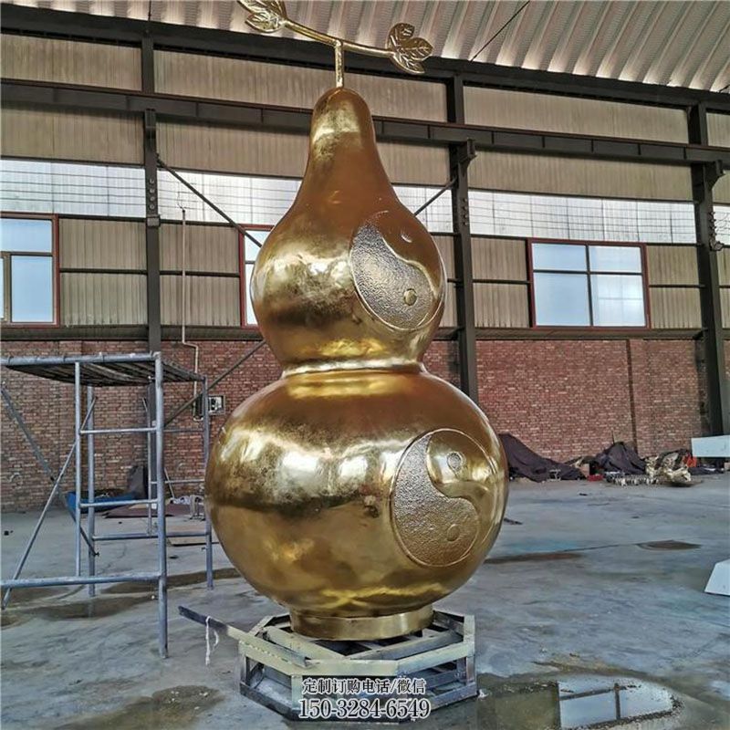 环境铜葫芦雕塑制作