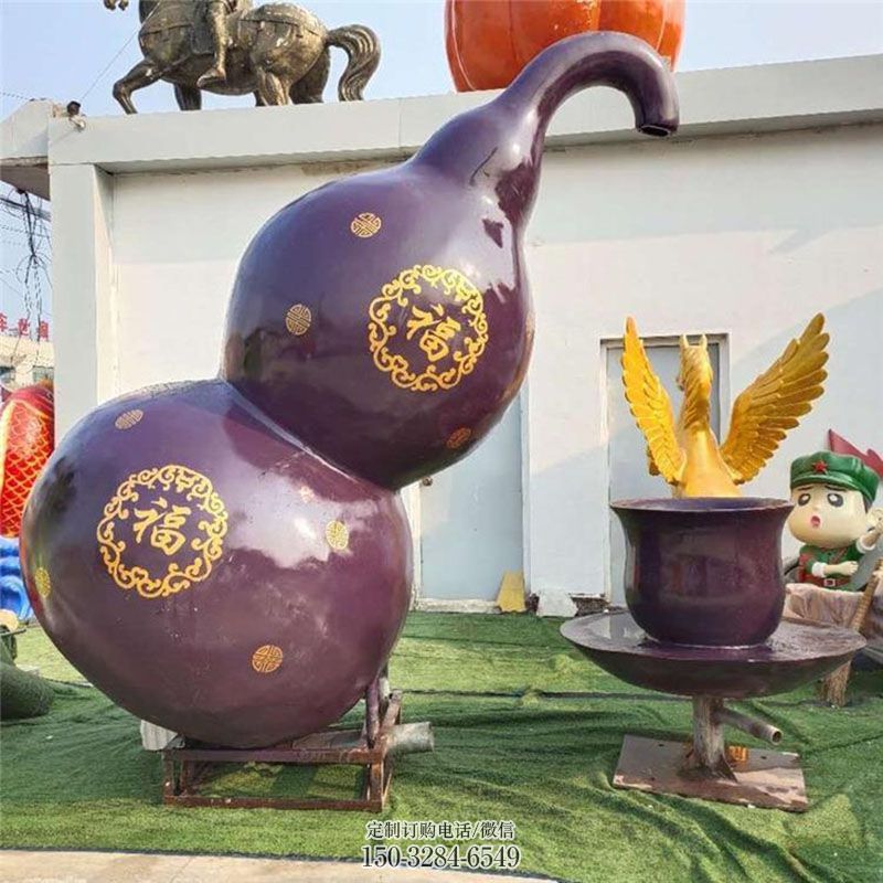 商场铜葫芦雕塑制造商