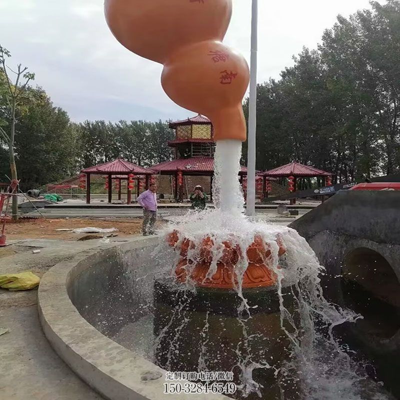 标示流水葫芦雕塑生产厂家