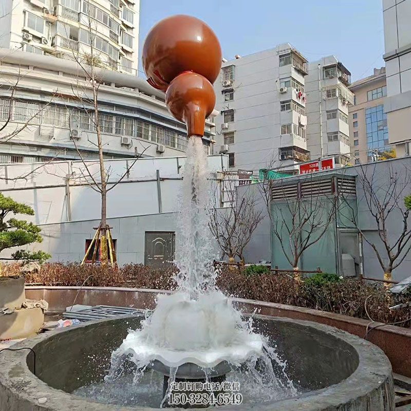 流水葫芦雕塑装饰厂家
